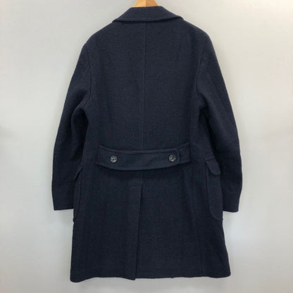 美品◆タリアトーレ ブリッラ ペル イル グスト チェスター コート ダブル ウール ネイビー メンズ サイズ48 Tagliatore Brilla per il gusto 【AFA8】