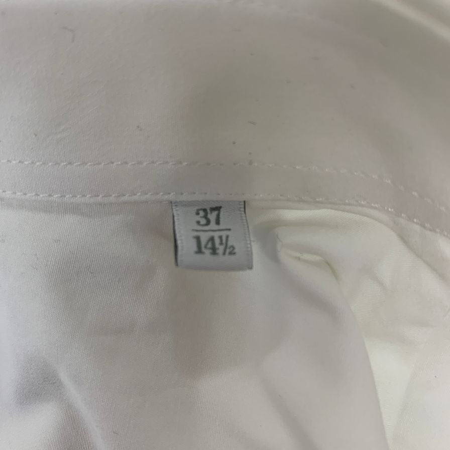 美品◆ジルサンダー 長袖シャツ ホワイト メンズ サイズ37 JIL SANDER 【AFB34】