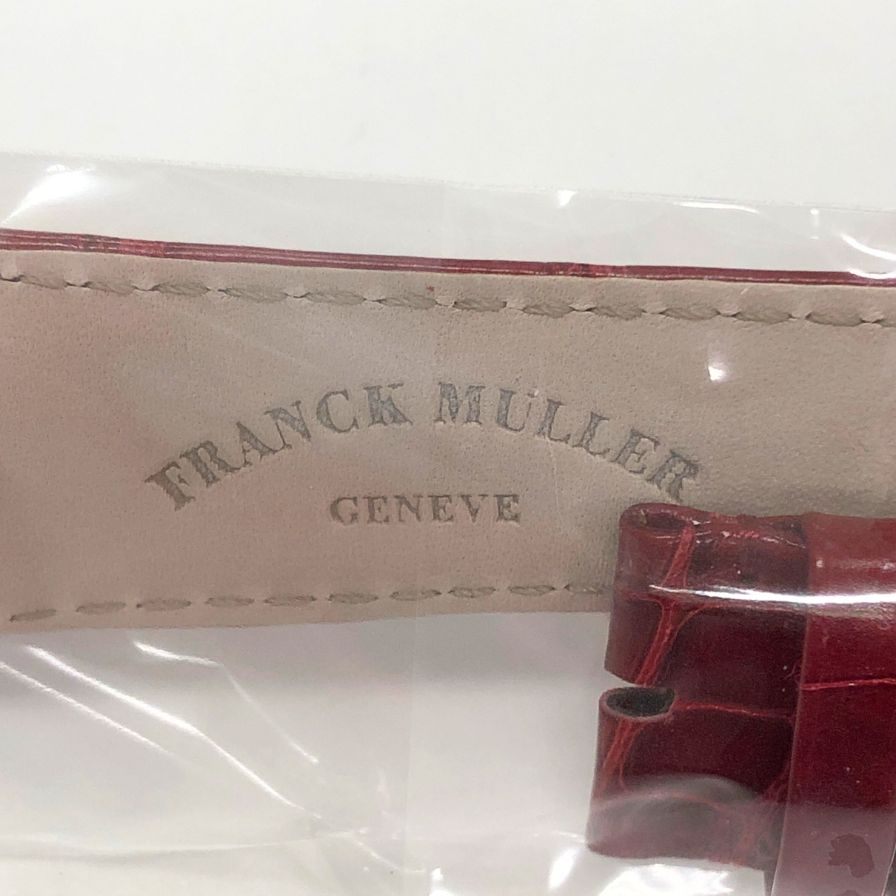 フランクミュラー カサブランカ 8880用 ベルト クロコ メンズ レッド FRANCK MULLER【AFI16】