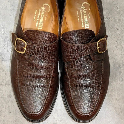 クロケット&ジョーンズ タッセルローファー ウェンドーバー スエード ブラウン メンズ サイズUK7E CROCKETT&JONES ローファー 約25.5cm【LA】【中古】
