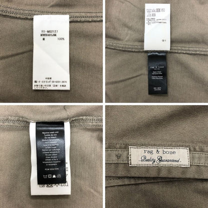 極美品◆ラグ＆ボーン BDシャツ スチールボタン メンズ サイズM カーキ rag&bone 【AFB10】