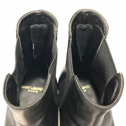 サンローラン パリ  サイドゴアブーツ ブラック サイズ40 ブラック メンズ サイズ39 SAINT LAURENT PARIS 約24.0cm【AFC7】