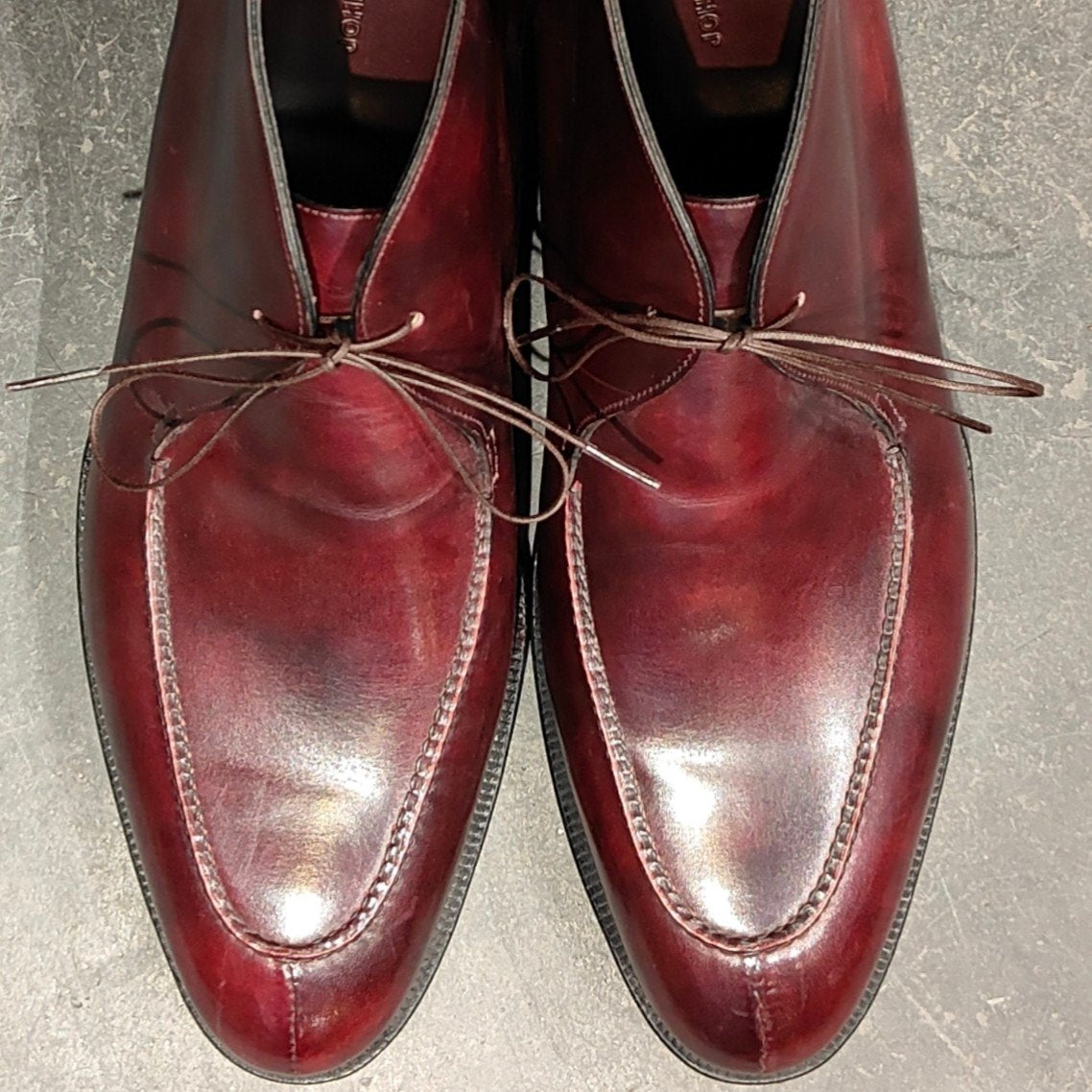 ジョンロブ レザーシューズ フォーウィ 2015イヤーモデル カーフ ブラック UK11E メンズ 革靴 JOHN LOBB FOWEY CALF ビジネスシューズ 約29.5cm【LA】【中古】