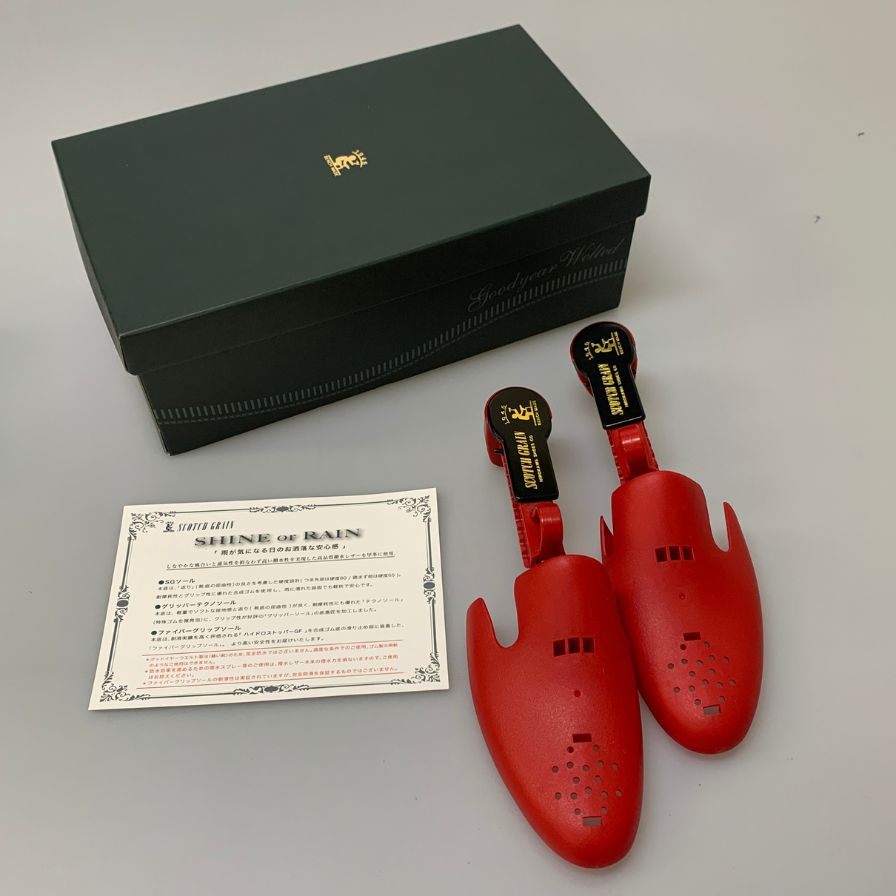 スコッチグレイン ストレートチップ レザー T0326 百貨店限定モデル メンズ ブラック サイズ25 SCOTCH GRAIN 約25.0cm【AFD12】