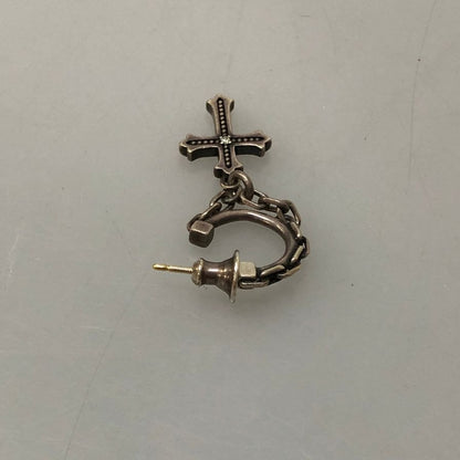 ジャスティンデイビス ピアス クロス シルバー925 メンズ JUSTIN DAVIS