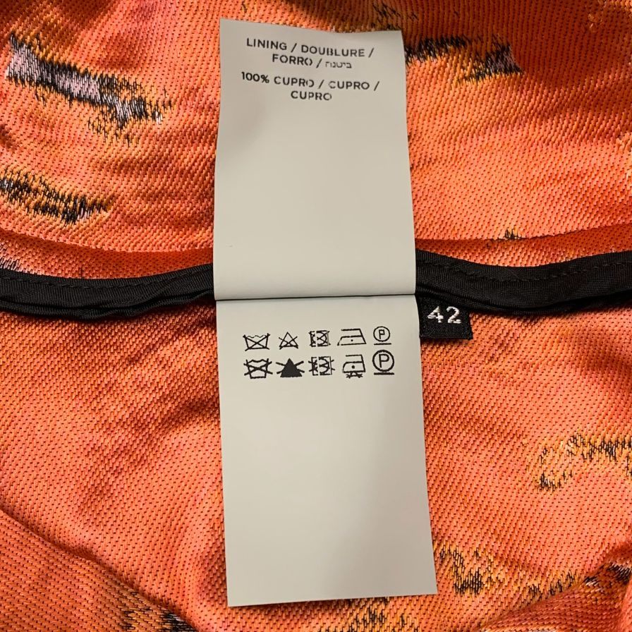 美品◆トムフォード ノースリーブ ワンピース フロントポケット ショルダーボタン レディース  サイズ42 総柄 TOM FORD 【AFB25】