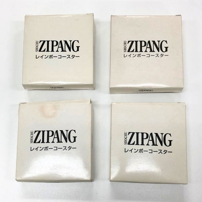 ジパング レインボーコースター 4枚セット LED 稼働未確認 ZIPANG【AFB54】【中古】