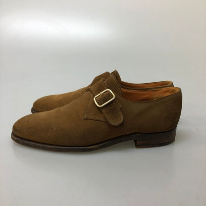 ポール スチュアート シングルモンク スウェード 248 サイズ 6ハーフ ブラウン Paul Stuart 約25.5cm【AFC47】