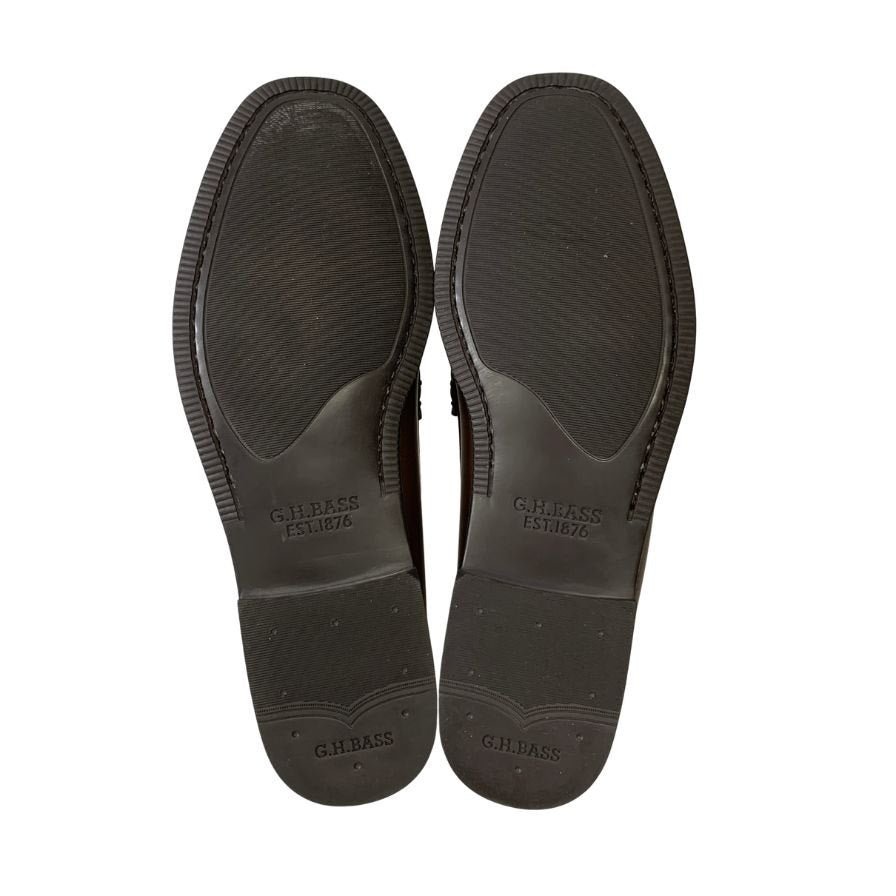 ジーエイチバス ローファー ウィージャンズ サイズ8.5 メンズ ブラウン G.H.Bass&Co. WEEJUNS LARSON ローファー 約26.5cm【LA】【中古】