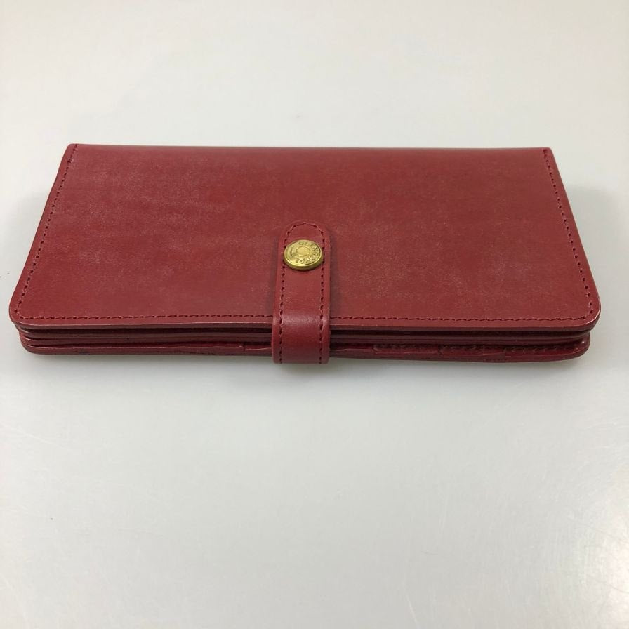グレンロイヤル 長財布 ラウンドジップ ブライドルレザー レッド GLENROYAL【AFI1】