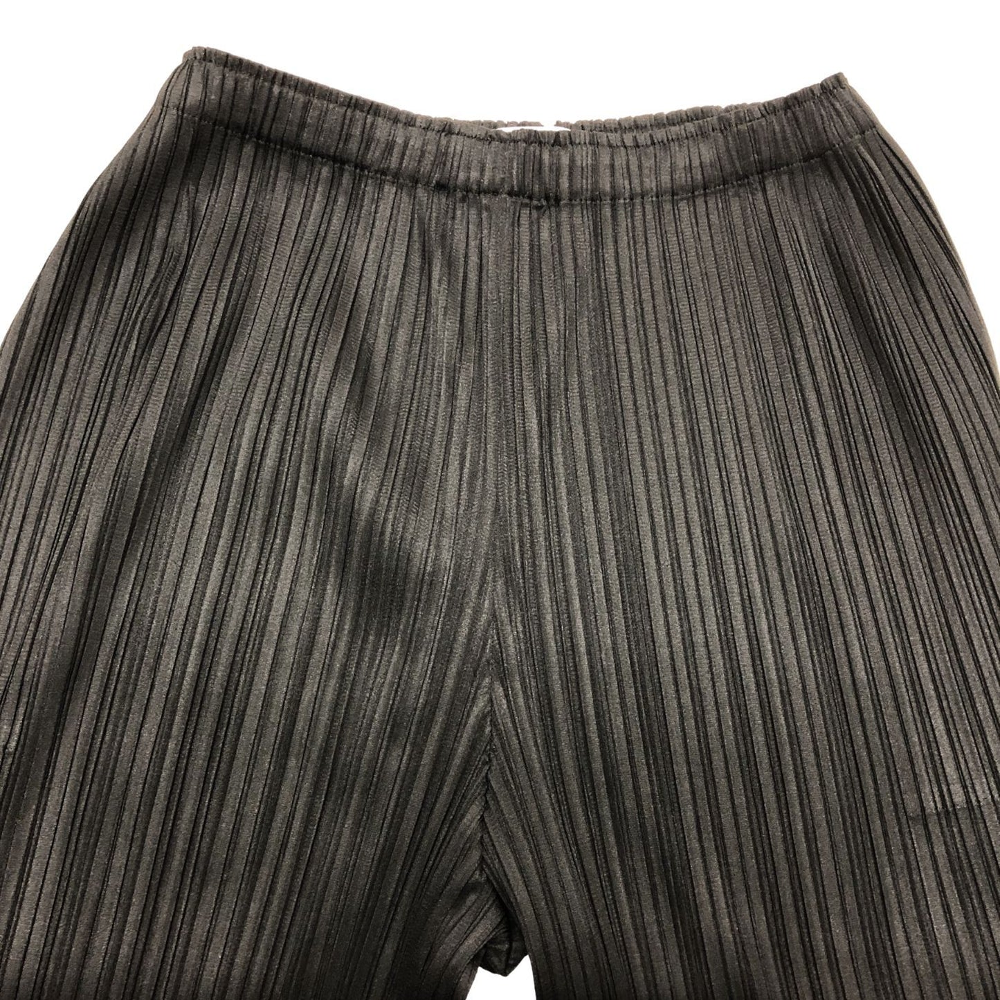 プリーツプリーズ ワイドパンツ レースカット ブラック サイズ2 PP73-JF525 PLEATS PLEASE ISSEY MIYAKE 【AFB10】