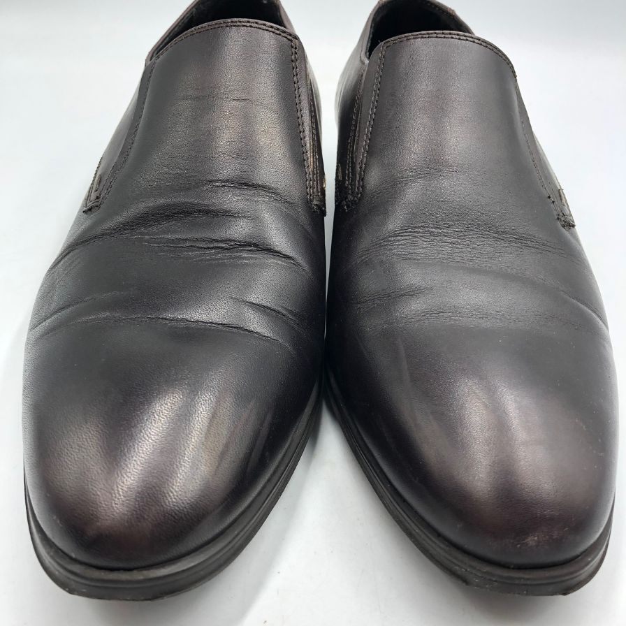 ステファノロッシ レザーシューズ SR01447 ブラウン サイズ42 メンズ 革靴 STEFANOROSSI 約27.0cm【AFC3】
