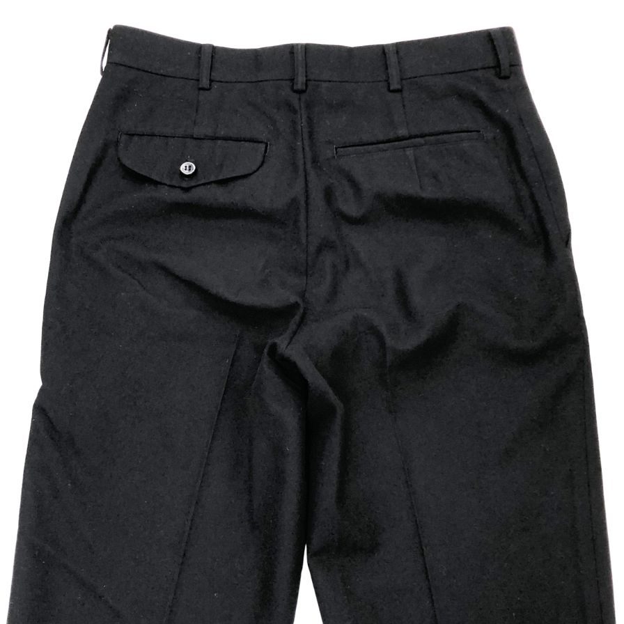 コムデギャルソン オム AD2001 ウールスラックス メンズ ブラック サイズS COMME des GARCONS HOMME 【AFB13】