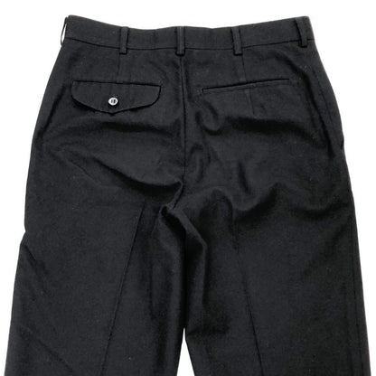 コムデギャルソン オム AD2001 ウールスラックス メンズ ブラック サイズS COMME des GARCONS HOMME 【AFB13】