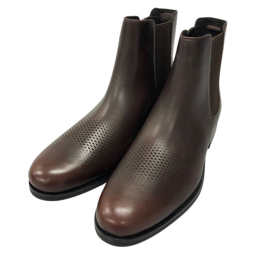 コールハーン レザーシューズ C38376 ワシントングランド レーザーチェルシーブーツ サイズ7 ブラウン メンズ COLE HAAN 約25.5cm【AFC35】
