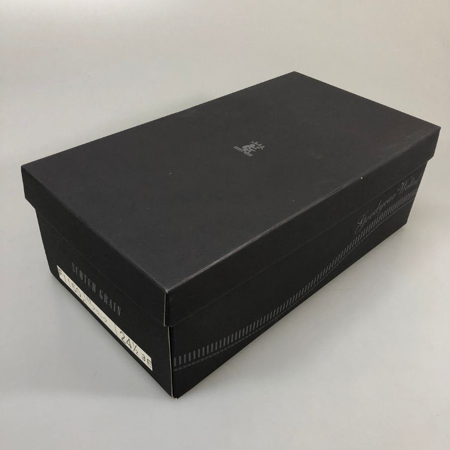 スコッチグレイン レザーシューズ プレーントゥ 3614 カーフレザー グッドイヤー ブラウン 25EEE SCOTCH GRAIN 約25.0cm【AFD12】