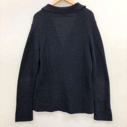 極美品◆クルチアーニ ビームスF別注 ニットジャケット ネイビー メンズ サイズ46 ネイビー CRUCIANI BEAMS F 【AFB46】
