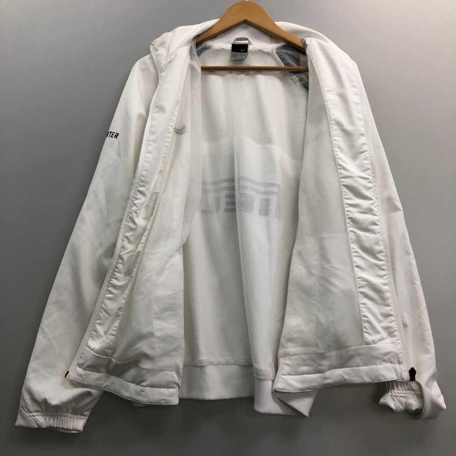 中古◆ナイキ ピレリ インテル 1908 ジップアップジャケット ホワイト メンズ サイズM NIKE 【AFB7】