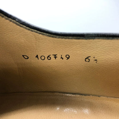 タニノクリスチー レースアップシューズ ウィングチップ ブラック レザー サイズ6.5 メンズ TANINO CRISCI 約25.0cm【AFC4】
