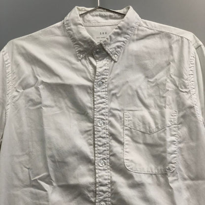 中古◆セーブカーキユナイテッド シャツ 長袖 アメリカ製 ホワイト サイズS SAVE KHAKI UNITED 【AFB39】