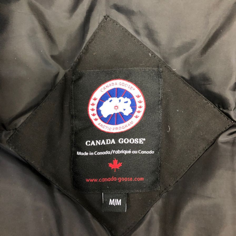 美品◆カナダグース ダウンジャケット ブラック サイズM シャトーパーカー CANADA GOOSE 【AFA1】