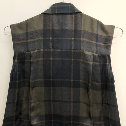 極美品◆サカイ 25SS ノースリーブワンピース Plaid Print Dress チェック レディース サイズ1 25ｰ07889 Sacai 【AFB19】