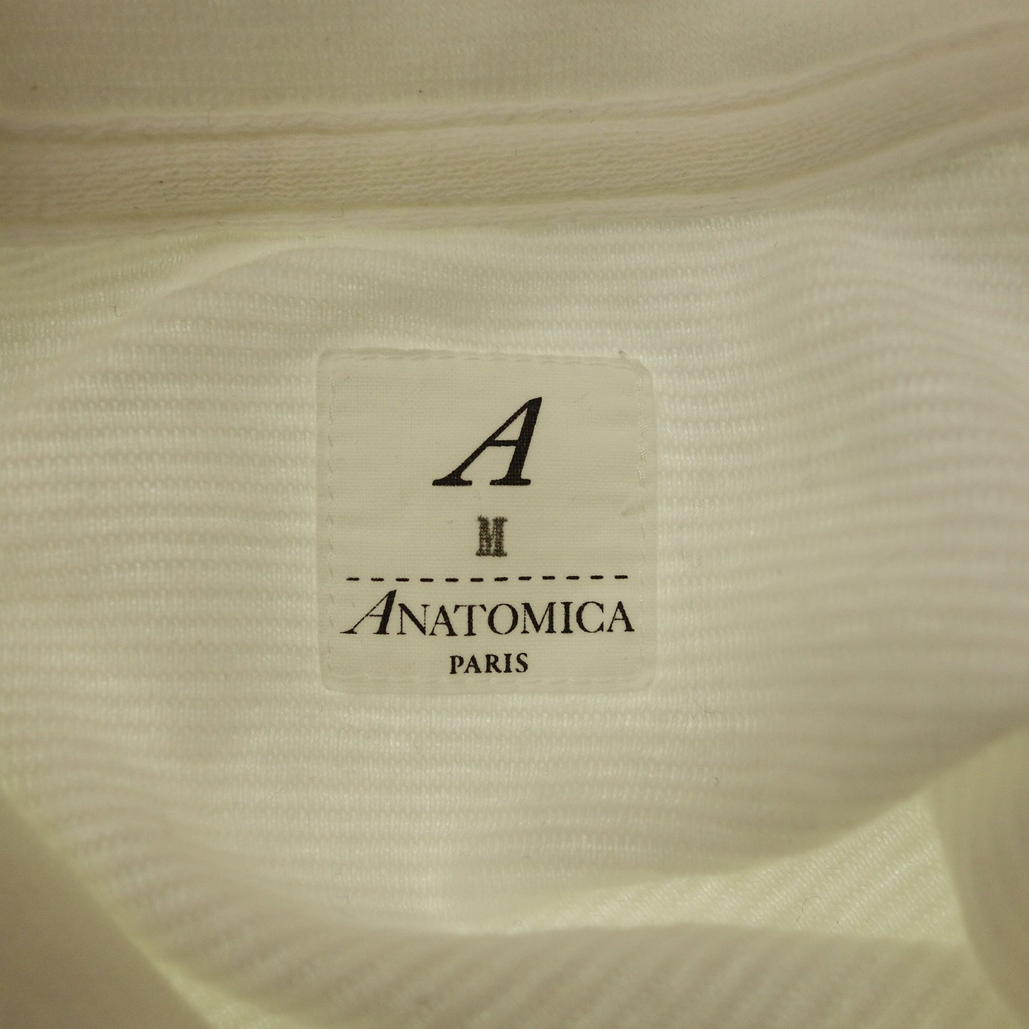 Good Condition◆ANATOMICA Mock Neck Long Sleeve T Men's White Size M ANATOMICA [AFA22] 