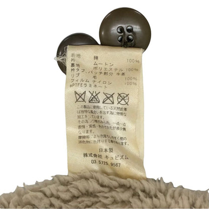 中古◆ヴィズヴィム ビズビム デッキハンドジャケット 襟ムートン 裏地ボア メンズ カーキ サイズM visvim 【AFA4】