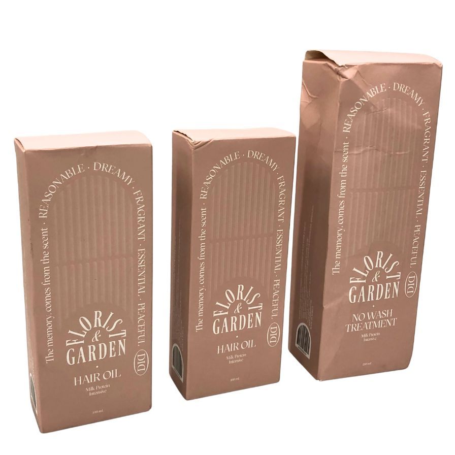 オーディッド ミルクプロテイン インテンシブ ヘアオイル＆ノーウォッシュアンプルトリートメント セット フローリストガーデン 韓国製 odiD MADE IN KOREA【AFI20】【中古】