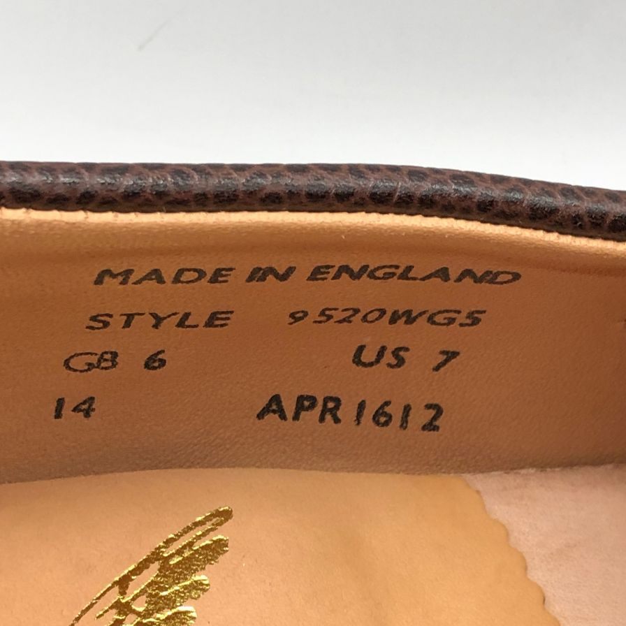 マーク マクナイリー コインローファー  シボレザー ブラウン サイズUS7 MARK MCNAIRY 約25.0cm【AFD9-2】