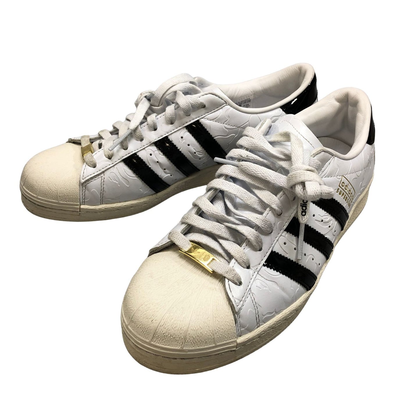 アディダス×ア ベイシング エイプ ローカットスニーカー スーパースターV メンズ サイズ28.0㎝ JR2701 adidas×A BATHING APE 約28.0cm【AFC30】