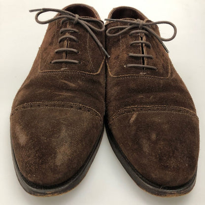 クロケット&ジョーンズ ベルグレイブ スウェード メンズ サイズ 8 ブラウン CROCKETT＆JONES 約26.5cm【AFC41】