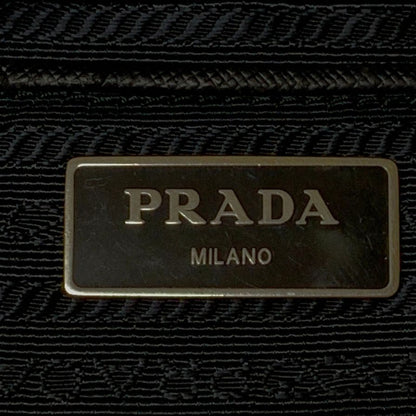 プラダ ハンドバッグ ナイロン×レザー 2WAY レディース ブラック PRADA【AFE3】