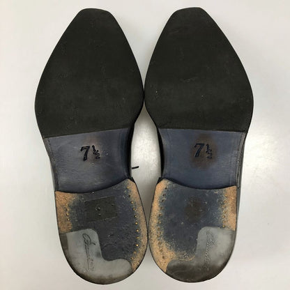 ステファノブランキーニ  レザーシューズ B4263 ホールカット ネイビー サイズUK7.5 メンズ Stefano Branchini 約26.0cm【AFC34】