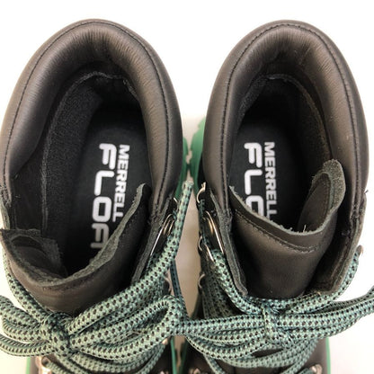 メレル ブーツ トレッキングブーツ Bristol MID レディース サイズ24.5 ブラック グリーン系 MERRELL 約24.5cm【AFD6】