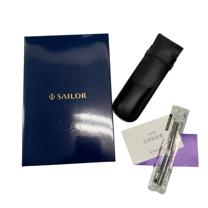 美品◆セーラー 万年筆 ペン先21K ブラック SAILOR【AFI18】