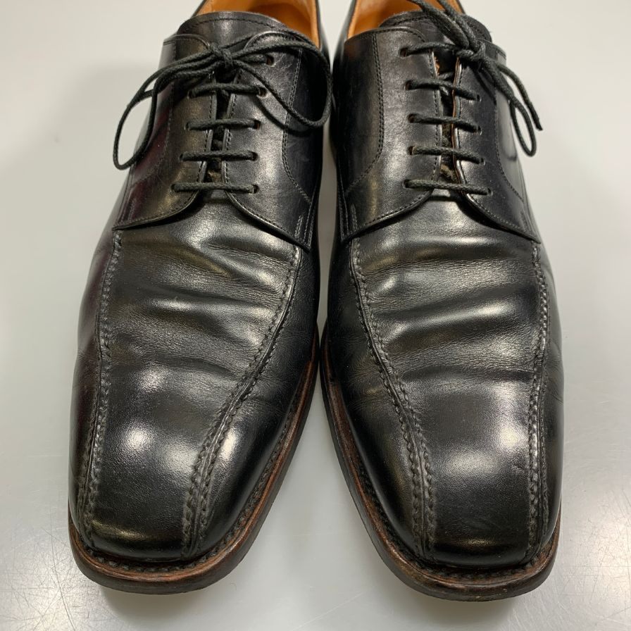 スコッチグレイン レザーシューズ ダービー 7970 カーフ ブラック サイズ25.5cm  SCOTCH GRAIN 約25.5cm【AFC44】