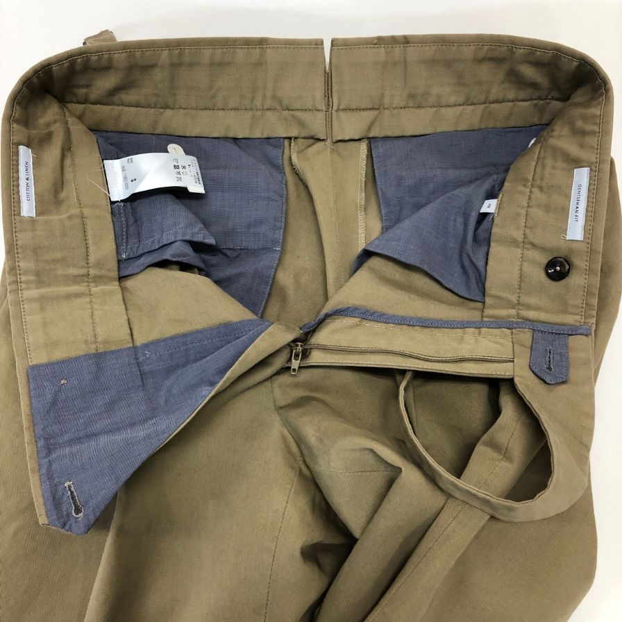 ピーティートリノ 2プリーツパンツ ジェントルマンフィット ベージュ メンズ サイズ48 PT TORINO 【AFB37】