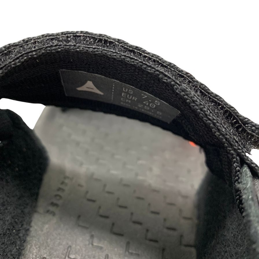 新品同様◆アクロス サンダル ハイジャックサンダル ブラック メンズ 25.5 AKROSS HIJACK SANDALS【AFD9】