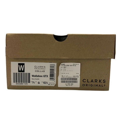 クラークス レザーシューズ ビームス別注 ワラビー GTX  ネイビー メンズ サイズUK7.5 CLARKS 約25.5cm【AFD4】