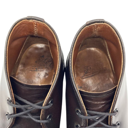 レッドウィング チャッカブーツ 9095 メンズ ブラウン サイズ25cm RED WING 約25.0cm【AFC40】