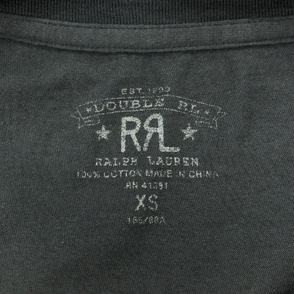 美品◆ダブルアールエル ラルフローレン 半袖Tシャツ 中国製 メンズ サイズXS カーキ RRL RALPH LAUREN 【AFB26】