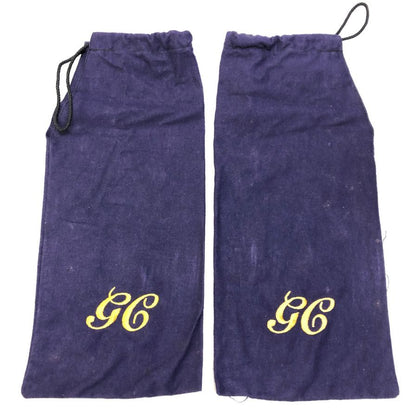 ジョージ クレバリー レザシューズ キャップトゥ 8401L-12 メンズ サイズ8E ブラック George Cleverley 約27.0cm【AFD9-2】