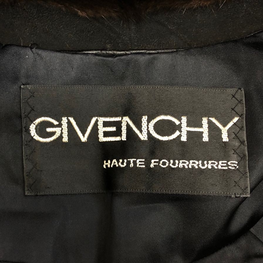 ジバンシィ オート フルール 毛皮 ハーフコート ミンク ブラウン サイズ不明 GIVENCHY【AFF23】