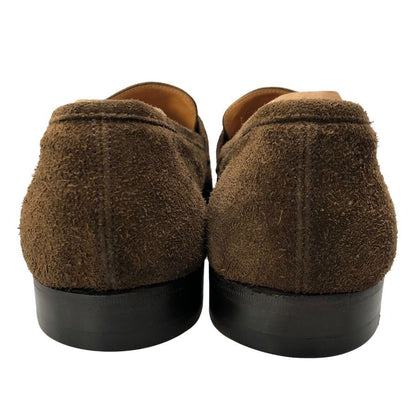 ジョンロブ キャンパス 315 スウェード メンズサイズ 7E ブラウン JOHN LOBB ローファー 約25.5cm【LA】【中古】