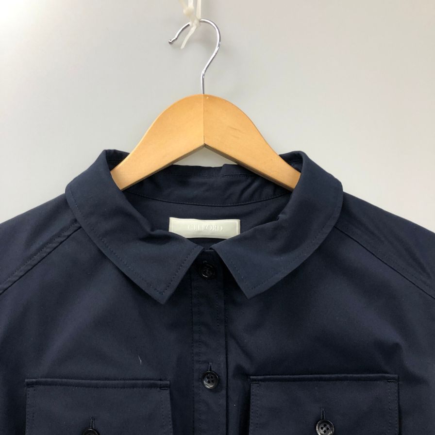 極美品◆セルフォード ノースリーブワンピース ネイビー レディース サイズ38 CELFORD 【AFB26】