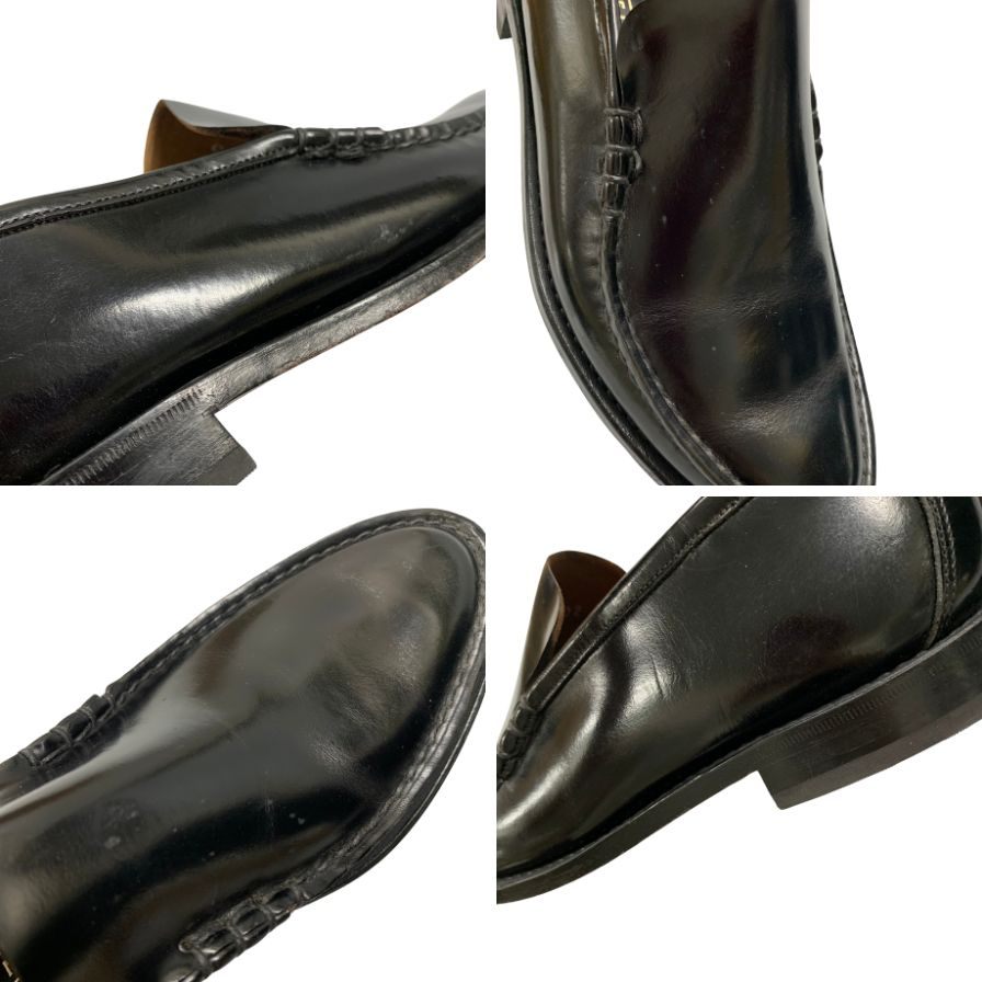 フローシャイム  20577 ユーマ  パテントレザー  ローファー サイズ7 ブラック FLORSHEIM 約25.5cm【AFD15】