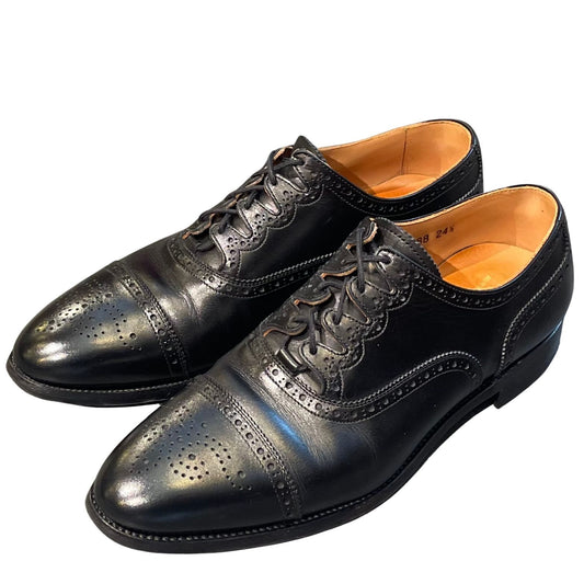 スコッチグレイン レザーシューズ ギリー F-3877 ブラック サイズ24.5 EEE SCOTCH GRAIN ビジネスシューズ 約24.5cm【LA】【中古】