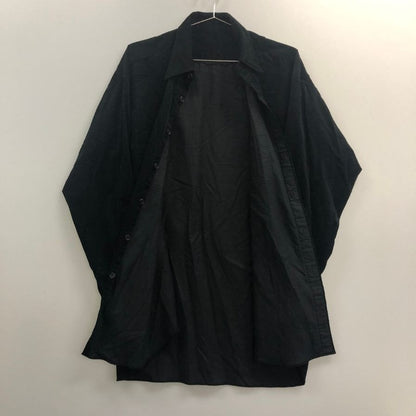 極美品◆シンヤ オフィシャル コーデュロイ 長袖シャツ メンズ サイズ3 ブラック SHINYA OFFICIAL 【AFB2】