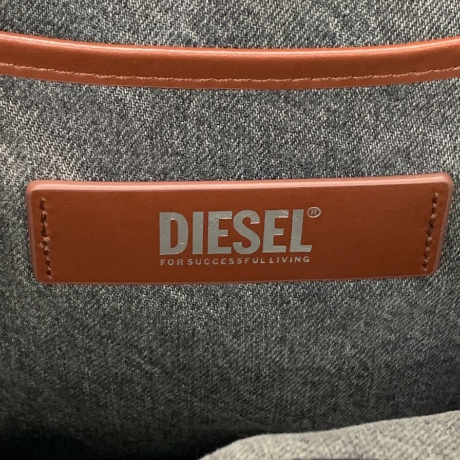 ディーゼル トートバッグ 2way ショルダー プリント キャンバス ブラック グレー DIESEL VENEZIA【AFE10】